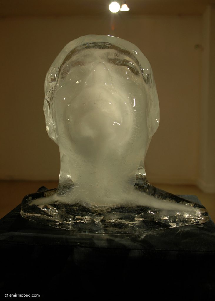 Self Portrait, 2006, Installation, ice